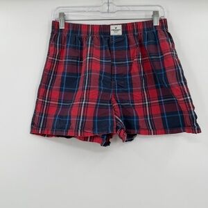 American eagle red plaid medium boxers